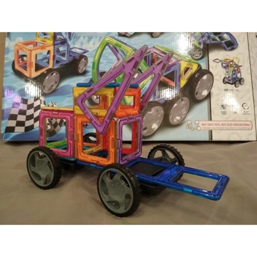 Магнитный конструктор MAGniSTAR Limo toy Транспорт 87 деталей (LT3003 ): Количество деталей, шт. 87