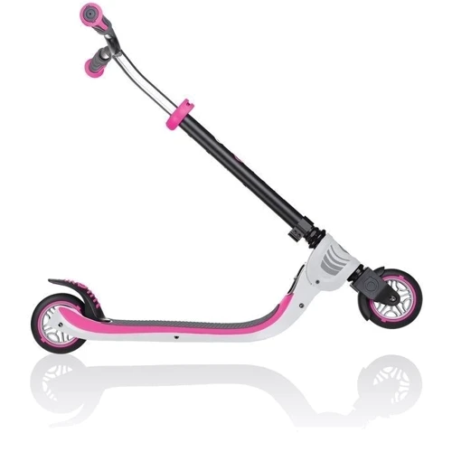 Самокат Globber серии Flow Foldable 125 бело-розовый, до 100кг, 6+: Материал колес полиуретан