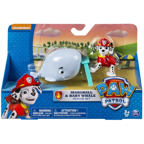 Персонаж мультфільму Щенячий патруль PAW Patrol (Spin Master) Набір з цуценя-рятувальника і тваринного: Маршал і малюк Кіт (7 см) (SM16659-2) фото 4