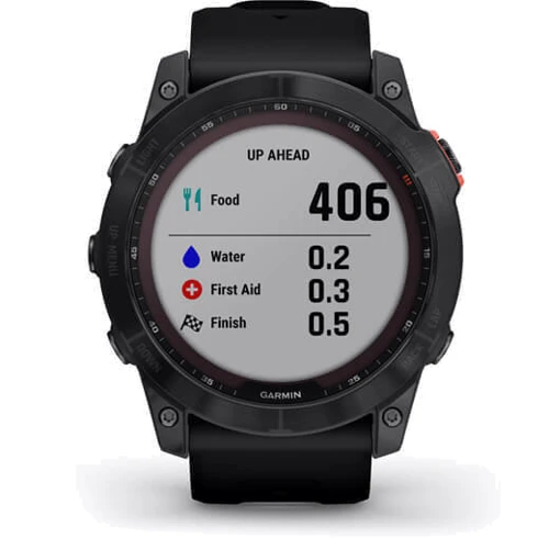 Смарт-часы Garmin Fenix 7X Solar Slate grey with black band (010-02541-01): Карты памяти нет