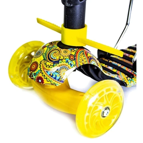 Самокат Scooter "Божа корівка" 5in1. Сarousel (багатофункціональний): Тип коліс литі