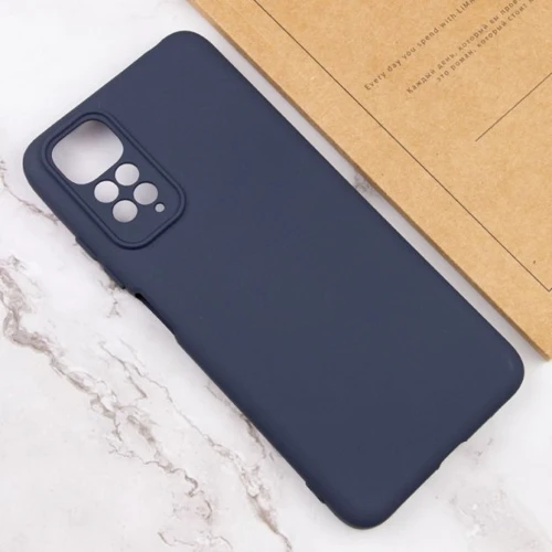 Аксессуар для смартфона Lakshmi Case Silicone Cover Full Camera Midnight Blue for Xiaomi Redmi Note 11 (Global) / Note 11S: Материал силикон