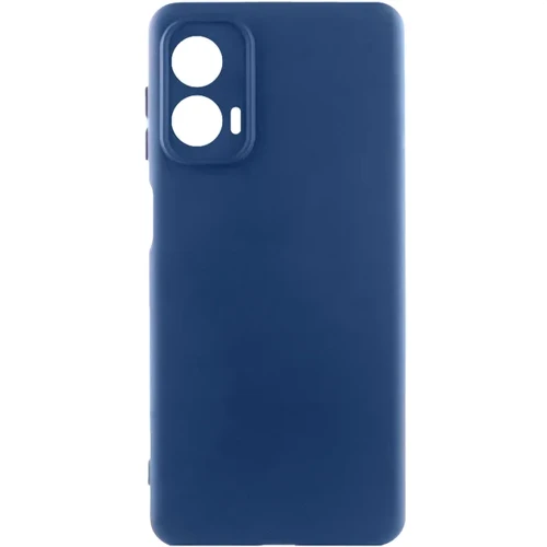 Чехол для телефонов Lakshmi Case Silicone Cover Full Camera Navy Blue for Motorola Moto G85