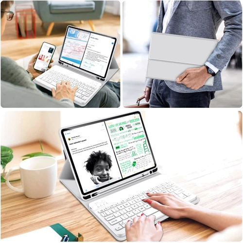 Аксессуар для iPad BeCover Case Smart Keyboard Gray for iPad Air (2020-2025) (711396) фото 5