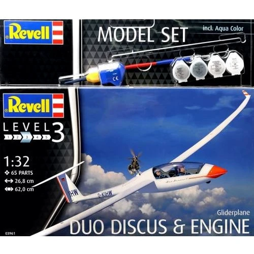 Подарочный набор Revell Model Set Самолет Gliderplane Duo Discus 1:32 (63961)