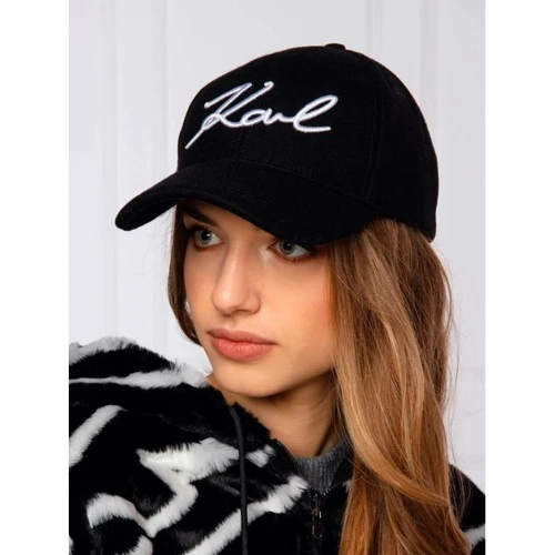 Женская бейсболка Karl Lagerfeld K/SIGNATURE CAP черная (205W3405-999) фото 2