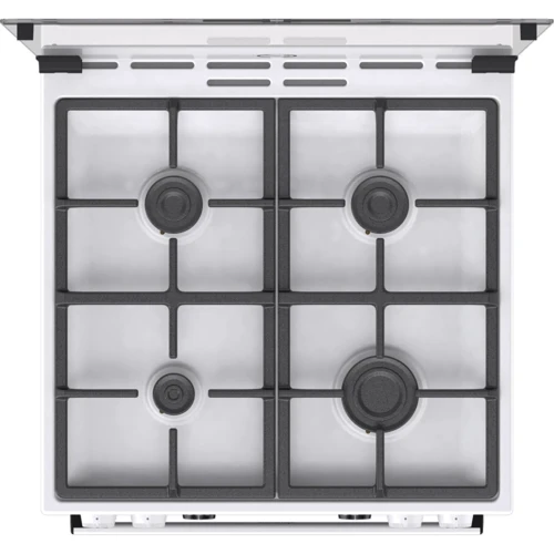 Плита комбінована Gorenje GKS6C70WF: Кількість газових конфорок 4