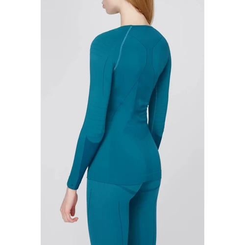Термореглан Falke ESS Warm peacock blue 39111-7791 42 бирюзовый фото 2
