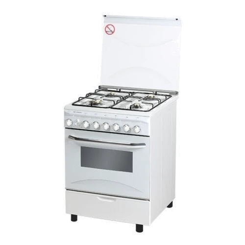 Газовая плита Fresh I60G5/01 (White): Рабочая поверхность эмаль
