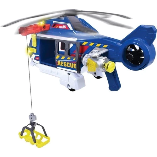 Функціональний вертоліт Dickie Toys Служба порятунку з лебідкою (3307002): Матеріал пластмасса