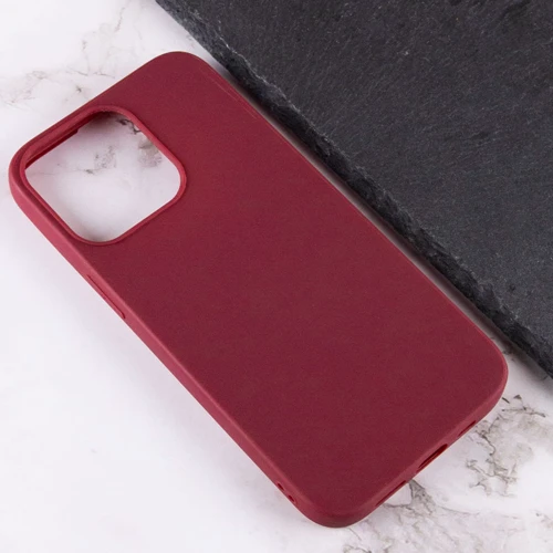 Чехол для iPhone TPU Case Candy Burgundy for iPhone 14 Pro Max: Материалы Термополиуретан