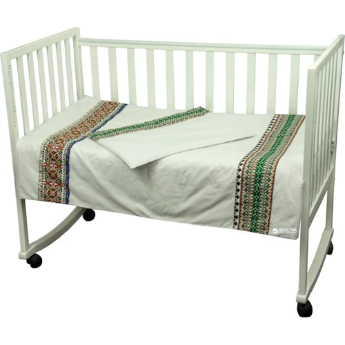 Постельный комплект Руно 3 эл. Славяночка зеленый 60х120 см (932.02СУ_Зелений): Тип Постельный комплект