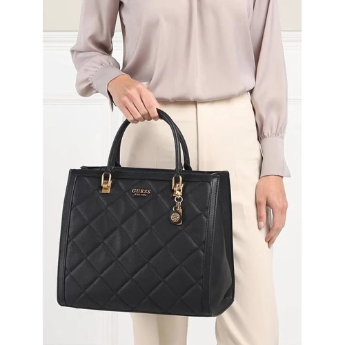 Сумка жіноча GUESS ABEY ELITE TOTE чорна (HWQB8558230-BLA): Країна виробник США
