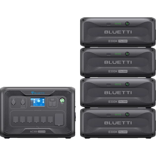 Зарядная станция Bluetti AC300 3000W + 4 Home Battery Backup B300K 11059.2Wh