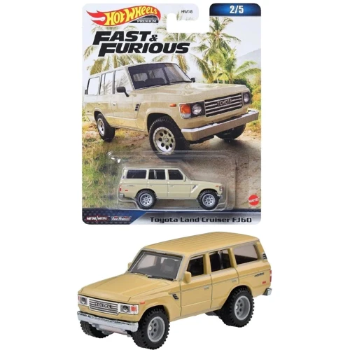 Коллекционная машинка Hot Wheels Toyota Land Cruiser FJ60 серии Форсаж (HNW46/HNW53)