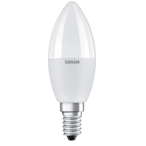 Лампа светодиодная Osram LED В40 5,5W (470Lm) 2700К+RGB E14 пульт ДУ