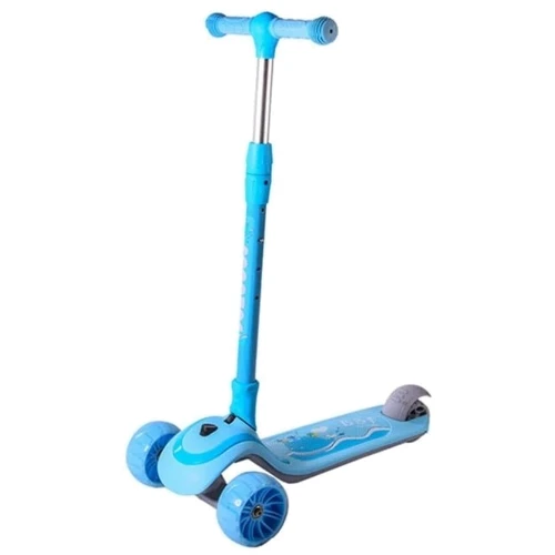 Детский самокат Bambi с музыкой и подсветкой (SC21013(Blue))