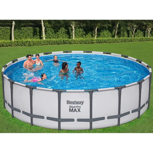 Бассейн Bestway 549-132 см (561FJ) (фильтрующий насос, лестница, покрытие бассейна, ремонтная заплатка) фото 2