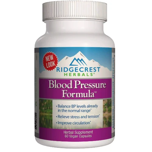 

RidgeCrest Herbals, Blood Pressure Formula, 60 Vegan Capsules (RCH548)