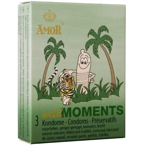 Презервативи Amor Wild Moments, 3 шт.: Тип Для максимального захисту