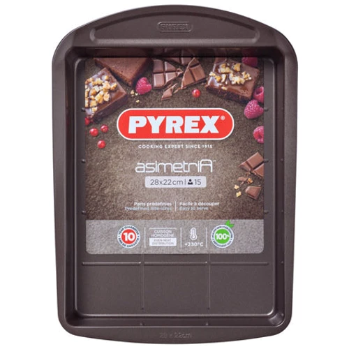 PYREX Asimetria для бискивта/15 порц/28х22см (AS28WN0)