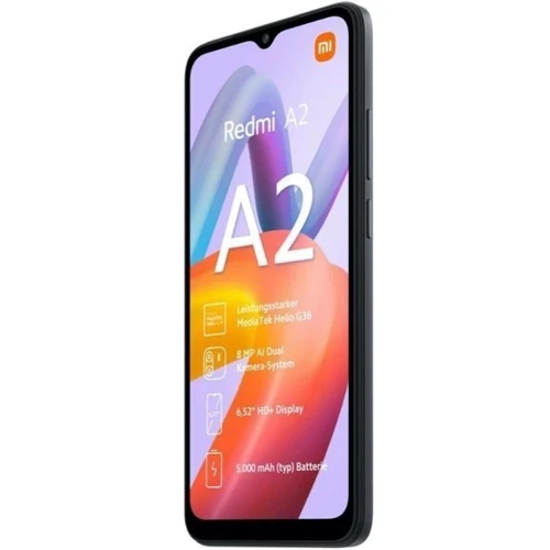 Смартфон Xiaomi Redmi A2 2/64GB Black (Global): Дисплей 6.52" IPS LCD (720 x 1600) / 269 ppi