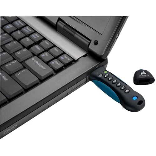 USB-флешка Corsair 16GB Padlock 3 USB 3.0 Black / Blue (CMFPLA3B-16GB): Стандарт USB USB 3.0