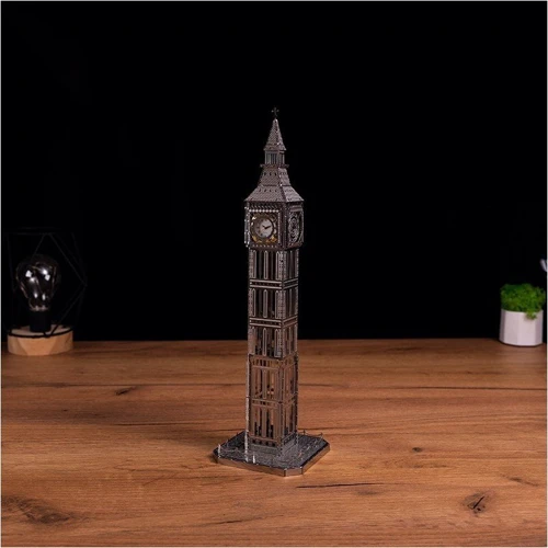 Колекційна модель-конструктор Metal Time The Great Bell Біг-Бен з годинником (MT077) фото 6