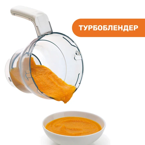 Кухонний комбайн Chicco Easy Meal 07656.00: Матеріал чаші пластик