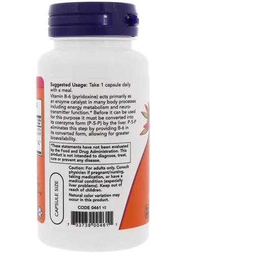 NOW Foods P-5-P 50 mg COMPLEX 90 veg caps Піридоксальфосфат: Форма випуску капсули