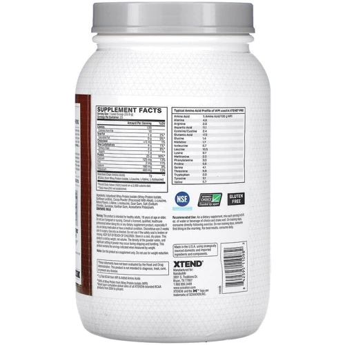 Протеин Scivation Xtend Pro Whey Isolate 805 g /23 servings/ Chocolate Lava Cake: Вид Изоляты