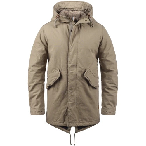 Парка Jack & Jones 78554042 52 бежевая зимняя с капюшоном