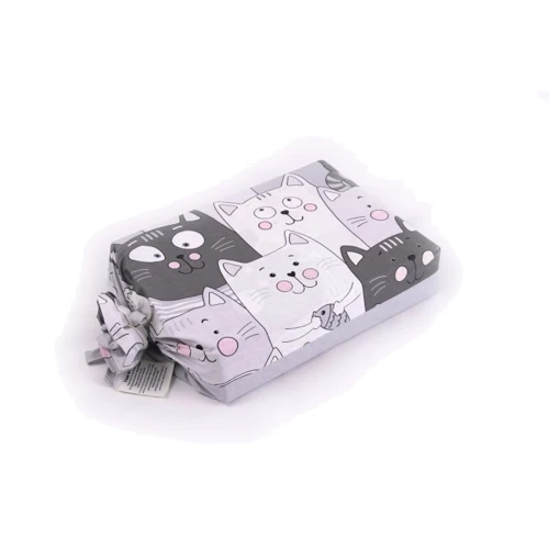 Комплект постельного белья Руно Grey Cat бязь набивная евро (845.114Б_Grey Cat): Размер евро