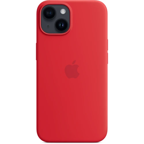 Чехол для iPhone Apple iPhone 14 Silicone Case with MagSafe - (PRODUCT)RED (MW5U3ZE/A) фото 5