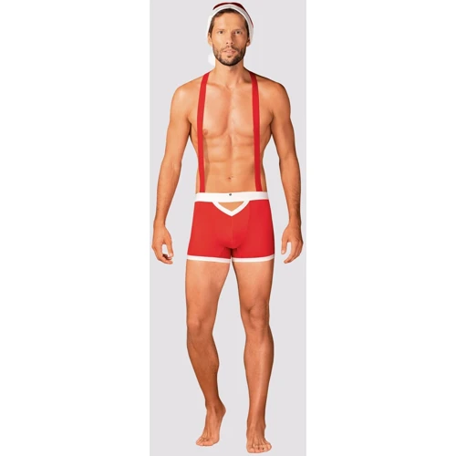 Новогодний эротический костюм Obsessive Mr Claus 2XL/3XL