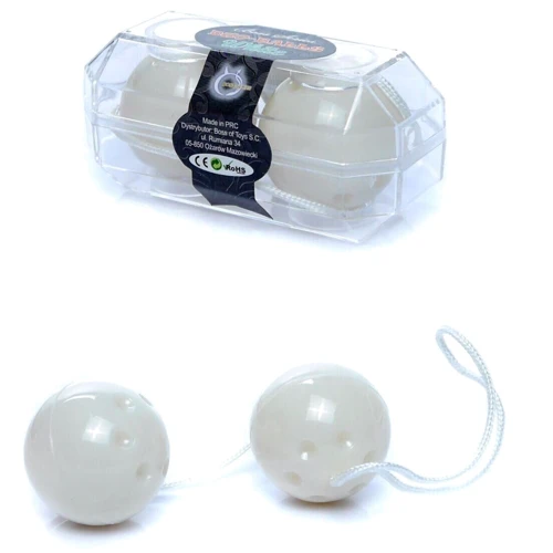 Вагинальные шарики Duo balls White, BS6700030