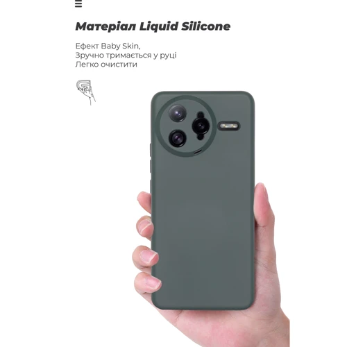 Чохол для телефона ArmorStandart ICON Case Camera cover Dark Green for Poco F7 Ultra (ARM85219)