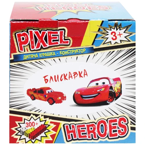 Конструктор VitaToys Pixel Heroes Тачки Молния Маквин, 572 деталей (VTK 0021)