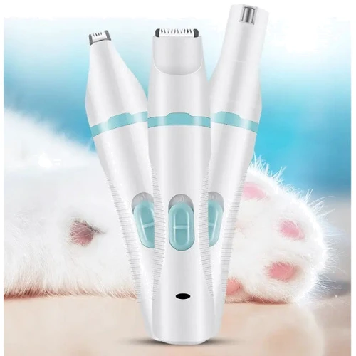Машинка електрична для стрижки кігтів та вовни з насадками Vailge Pet Trimmer GN01 Білий (2089) фото 4
