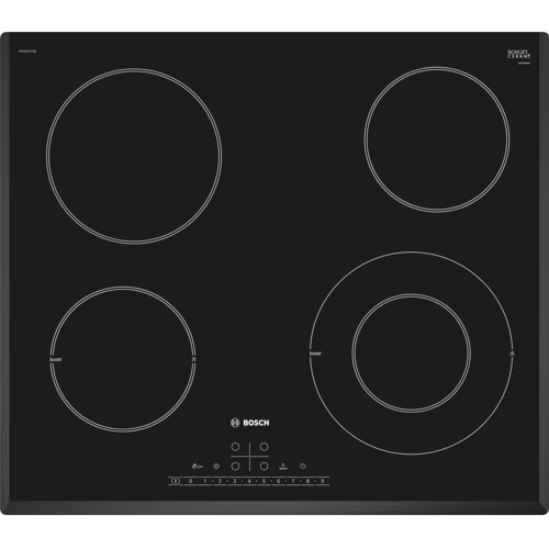 Варочная поверхность электрическая Bosch PKF651FP3E: Рабочая поверхность стеклокерамика