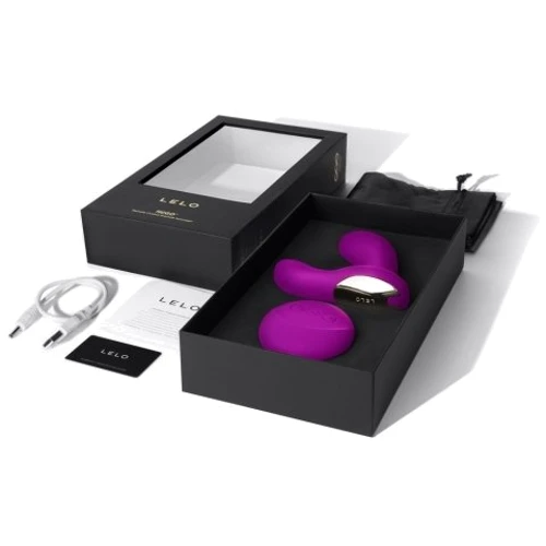 LELO Hugo - анатомический массажер простаты с дистанционным управлением, розовый