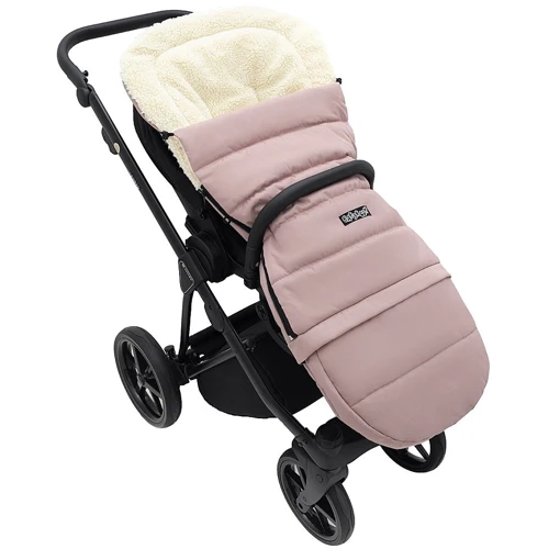 Зимовий конверт Babyroom Wool №20 з подовженням pink powder рожевий (680586)