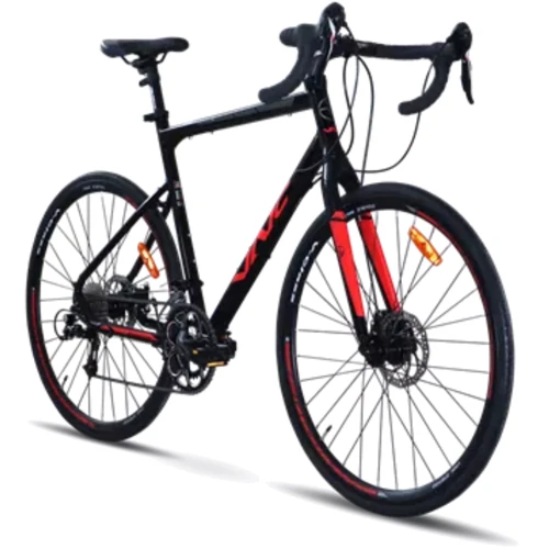 Велосипед VNC 2023' 28" TimeRacer A9 V53A9-2852-BR 20"/52см (2145) black (shiny)/red (shiny)