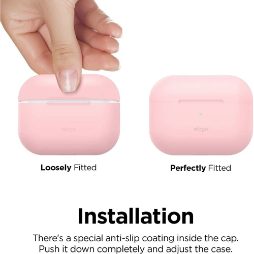 Чехол для наушников Elago Silicone Hang Case Lovely Pink (EAPP2SC-HANG-LPK) for Apple AirPods Pro 2 фото 5