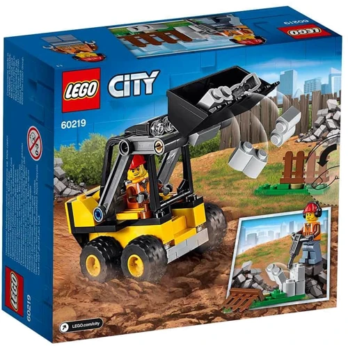 Конструктор LEGO City Строительный погрузчик (60219): Рекомендуемый возраст от 5 до 12 лет