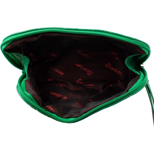 Женская косметичка Desisan зеленая (SHI1-519): Тип ручки Короткая ручка