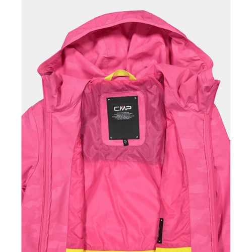 Ветровка CMP Woman Jacket Fix Hood 30Z5566P-H620 42 (34) розовая с капюшоном: Длина рукава Длинный