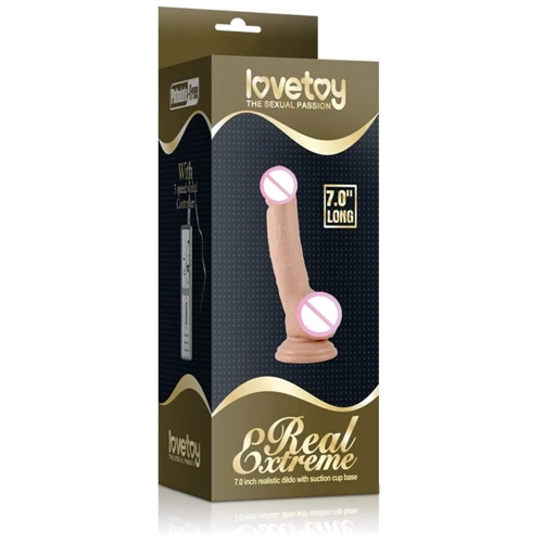 Фаллоимитатор Lovetoy Real Extreme Dildo Flesh 7"