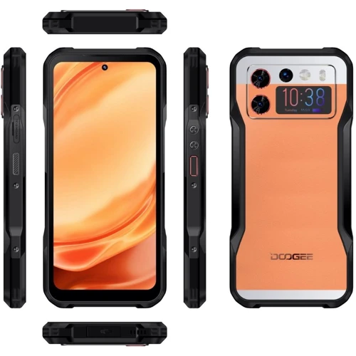 Смартфон Doogee V20S 12/256Gb Orange: Дисплей 6.43" AMOLED (2400x1080) 409 PPI / 1.58" AMOLED (460x228) 325 PPI