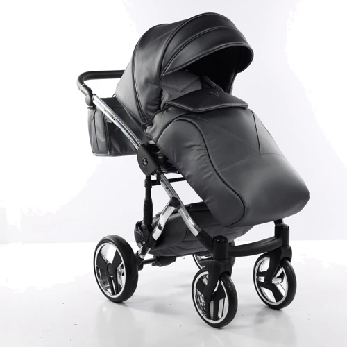 Универсальная коляска 2 в 1 Junama Candy 05 Vanilla Black (J-Cy-05) фото 8